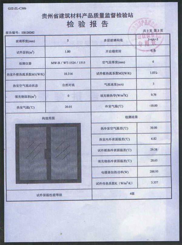  貴州省建筑材料產(chǎn)品質(zhì)量檢驗(yàn)報(bào)告